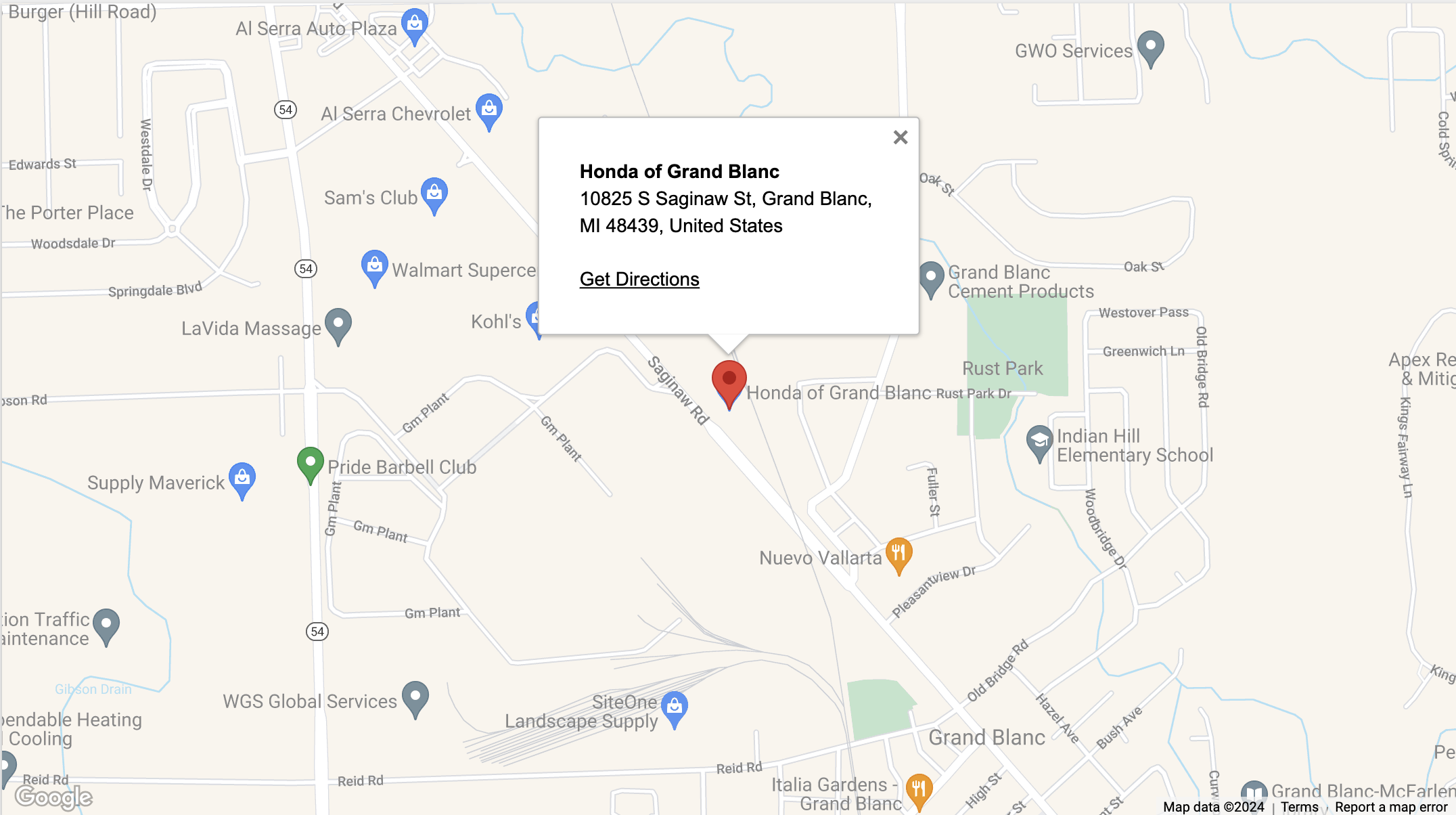 Honda Map